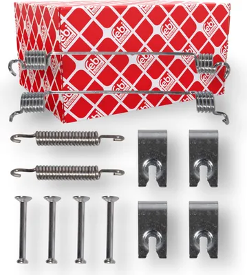 Produktbild von FEBI BILSTEIN Zubehörsatz Bremsbacken 182440 Hinten für FORD Fiesta Mk5 Schrägheck (JH1, JD1, JH3, JD3) 0,090kg
