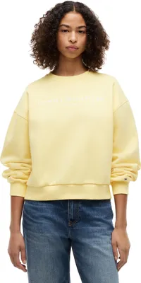 Produktbild von Tommy Hilfiger 8721386078798, Erwachsener, Weiblich, Sweatshirt, Gelb, Rundhals, Langärmlig