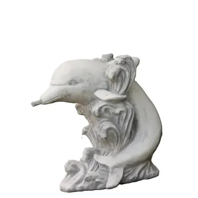 Produktbild von Delphin für den Gartenteich zur Dekoration aus Steinguss Frostfest PO-1073