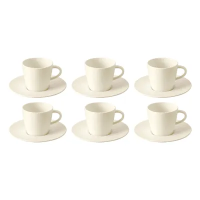 Produktbild von Villeroy & Boch Manufacture Rock Kaffee Set weiß 12-teilig