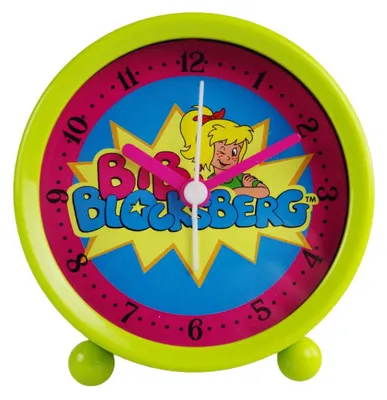 Produktbild von Kinderwecker Bibi Blocksberg grün Quarzwecker Wecker für Kinder Kinderuhr Uhr