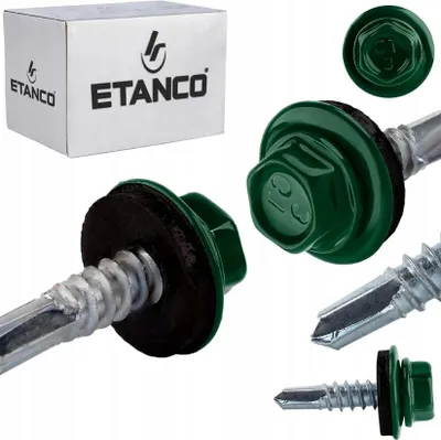 Obrázek produktu pro ETANCO GT5 samořezné šrouby kov - kov 5,5 x 25 mm RAL 6005 250 ks.