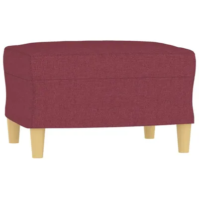 Produktbild von Fußhocker Weinrot 60x50x41 cm Stoff