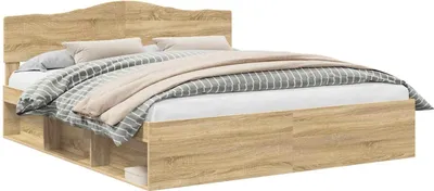 Obrázek produktu pro Rám postele s čelo Sonoma 180 x 200 cm Masivní borové dřevo