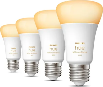 Produktbild von Philips Hue White Ambiance E27 Viererpack 4x570lm dimmbar alle Mood Lighting5