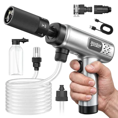 Obrázek produktu pro Akumulátorový vysokotlaký čistič, mobilní akumulátorový vysokotlaký čistič, maximální tlak 80 bar