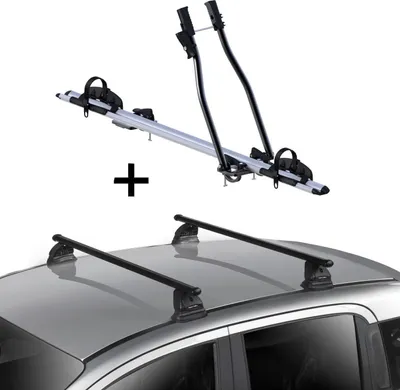 Produktbild von Fahrradträger SAGITTAR + Dachträger VDP EVO Stahl kompatibel mit für Kia Cee'd  (JD) 3-5 Türer 2012-2018
