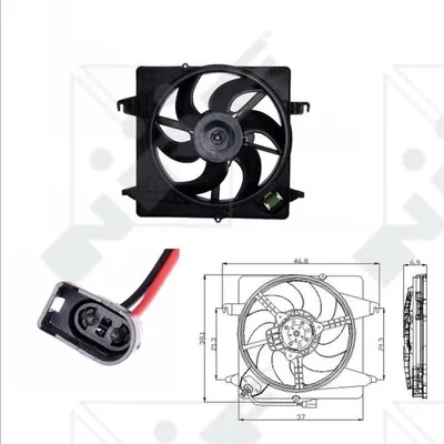 Image de NRF 47019 Ventilateur de refroidissement du moteur