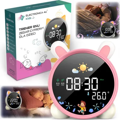 Immagine prodotto di Sveglia lampada lampada da notte per bambini timer batteria Coniglio