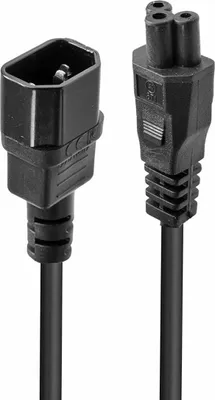 Produktbild von Lindy 30340, 1 m, C14-Koppler, C5-Koppler