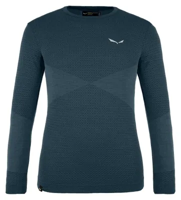 Immagine prodotto di Maglietta termica Salewa Zebru Medium AMR, taglia K, colore blu "Pond"