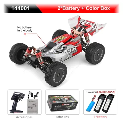 Produktbild von RC Offroad Buggy 4WD Rot (144001) Drift-Rennauto 2,4G