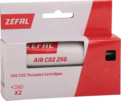 Productafbeelding van Zefal reservepatroon met schroefdraad, 25 gram, blisterverpakking met 2 stuks