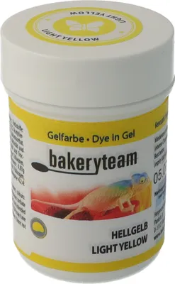 Produktbild von bakeryteam Lebensmittelfarbe 35g Light Yellow