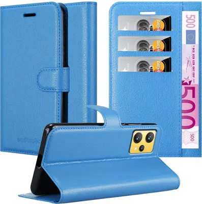 Obrázek produktu pro Cadorabo Case for Realme 9 4G / 9 PRO+ Protective Case in Blue Pouzdro na mobilní telefon s magnetickým zavíráním