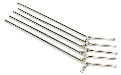 Produktbild von 5 Anti Tangle Boom gebogen mit Wirbel 20 cm