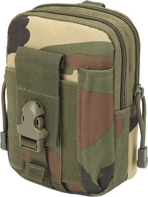 Produktbild von Outdoor Taktische Gürteltaschen Woodland Armee Tactical Molle Bauchtaschen Hüfttaschen