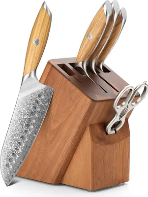 Produktbild von Hezhen - Damast Messer Set 6-teilig - X01 Flagship Serie