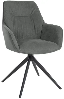 Produktbild von In And OutdoorMatch Esszimmerstuhl Rorie – Grau – Stoff – Hochwertige Polsterung – r Esszimmerstuhl – Stilvoller und klassischer Look