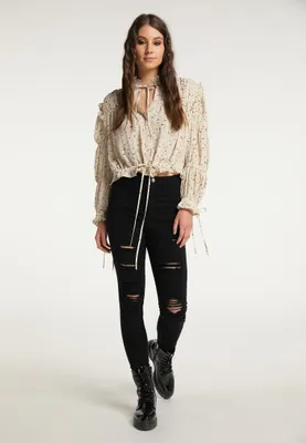 Image de Blouse pour femme Speedlight - Blanche, taille XS