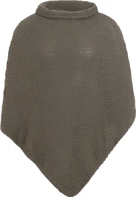 Produktbild von Knit Factory Coco Gestrickter Poncho - Cappuccino - One Size