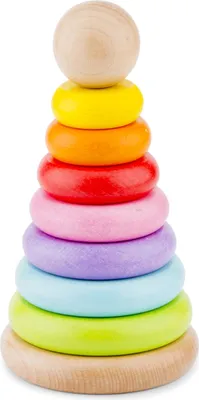 Obrázek produktu pro Nová stohovací věž Classic Toys - duha