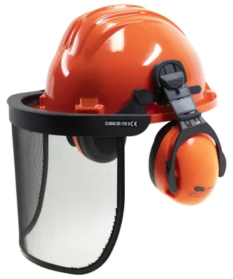 Produktbild von Climax kask ochronny z osłoną twarzy i nausznikami 437
