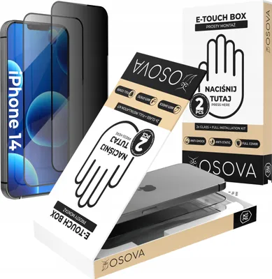 Produktbild von PRIVATISIERUNGSGLAS OSOVA für iPhone 14 SCHNELL MIT APLIKATOR 2er-Set