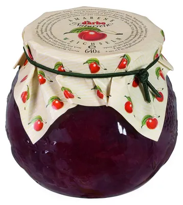 Immagine prodotto di Confettura di amarene Darbo extra naturale in vasetto decorativo da 640g