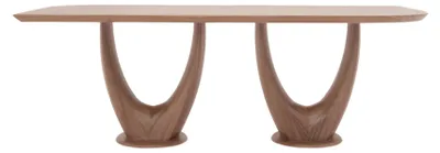 Immagine prodotto di Tavolo da pranzo moderno marrone Mobili da tavolo in legno per sala da pranzo e cucina