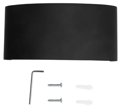 Zdjęcie produktu dla 6W LED Kinkiet Aluminiowy Czarny Shell Ciepłe Oświetlenie Dekoracyjne Lampy AC85-265V