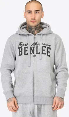 Immagine prodotto di Giacca da uomo con cappuccio e zip regular fit VITALINO Marl Grey/Black L BENLEE