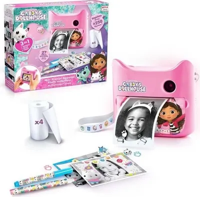 Zdjęcie produktu dla Aparat Fotograficzny Instant Gabby i Magiczny Domek Canal Toys Gab 005, Ponad 250 Zdjęć, Z Filrami, Z Akcesoriami