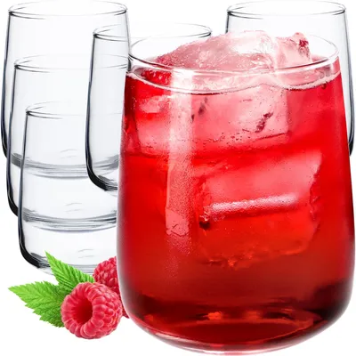 Trinkgläser, 6er Set, 330 ml, transparent, Highballgläser