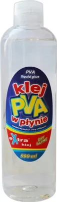 Zdjęcie produktu dla Extra Klej PVA 500ML W PŁYNIE UNIWERSALNY DO PAPIERU BIBUŁY KREATYWNOŚĆ