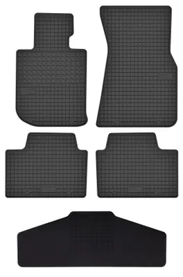 Produktbild von Gummi-Fußmatten mit Tunnelmatte für BMW 3er G20 ab 2019 (Limousine) – 5-tlg, Schwarz, passgenau – Wielganizator SolidTread