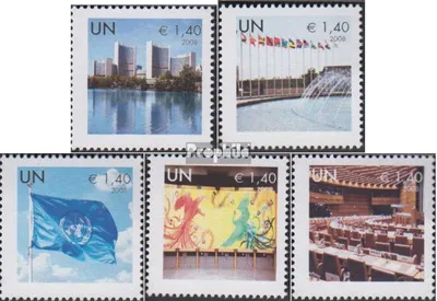 Produktbild von Briefmarken UNO - Wien 2008 Mi 550-554 (kompl.Ausg.) gestempelt Grußmarken
