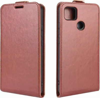 Produktbild von Mobigear  Xiaomi Redmi 9C Hülle Flipcase - Braun