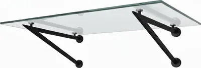 Produktbild von Glaszentrum Hagen 170x90 cm Glasvordach Klar BK-V