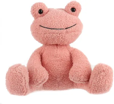 Zdjęcie produktu dla Miękisz żaba, pluszowa zabawka, 23 cm, różowa, dla dzieci i niemowląt