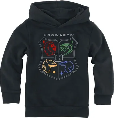 Produktbild von Harry Potter Kapuzenpullover Uni Hogwarts schwarz 104