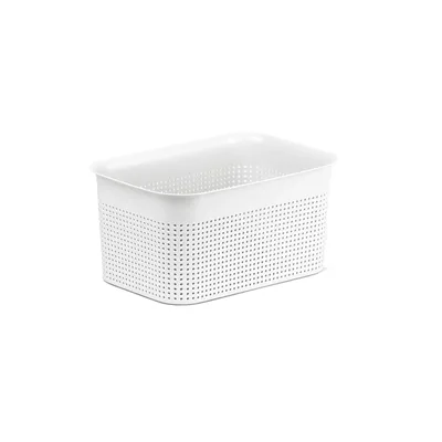 Obrázek produktu pro Rotho Brisen, Skladovací krabice, Bílá, Obdélníkový, Plast, Jednobarevný, Vnitřní