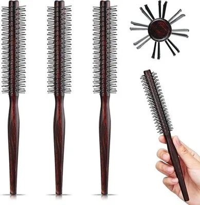 Image de Brosses rondes pour cheveux courts - lot de 3