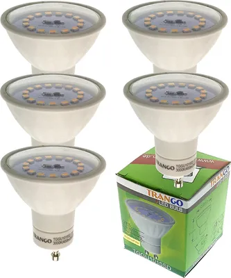 Produktbild von 5er Pack 5 Watt GU10 LED Leuchtmittel in 3 Stufen dimmbar