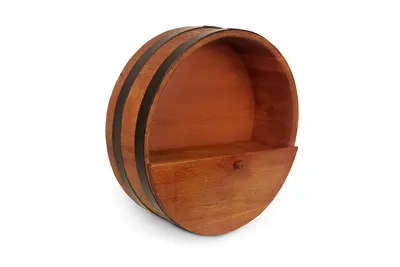 Obrázek produktu pro Nástěnný minibar z masivního dubu s dvířky 60 cm
