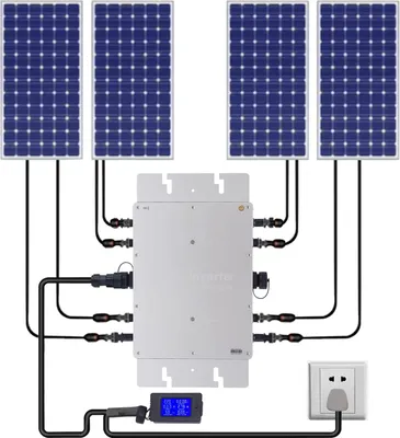 Produktbild von Mikroinwerter solarny do systemów wytwarzania energii Wodoodporny z wyświetlaczem LCD Wyjście dla paneli słonecznych 30V 36V
