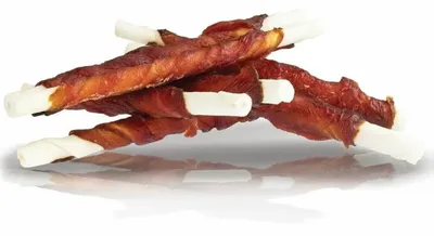 Obrázok produktu pre KidDog Kačacie mäso na byvolej tyčinke 500 g