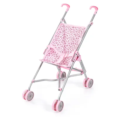 Produktbild von Bayer Design 30102AB Puppenbuggy, zusammenklappbar, Doppelräder, Sicherheitsgurt, aus Metal