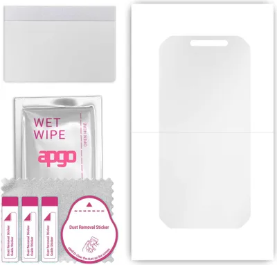 Produktbild von apgo Hydrogel Schutzfolie, Klar, kompatibel mit Doogee S40, flexibele Displayschutzfolie, Folie mit Positionierhilfe, kratzfest, einfache Montage