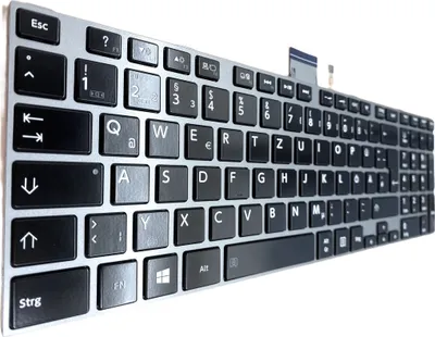 Zdjęcie produktu dla GERMAN - Klawiatura ze srebrną ramką i podświetleniem kompatybilna z P/N: 6037B0077614